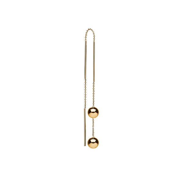 Abby Threader Earring - HIGH POLISHED GOLD