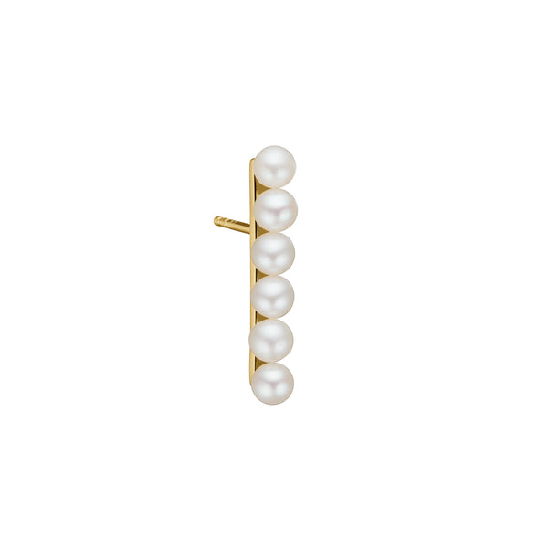Laura Pearl Earring - HIGH POLISHED GOLD