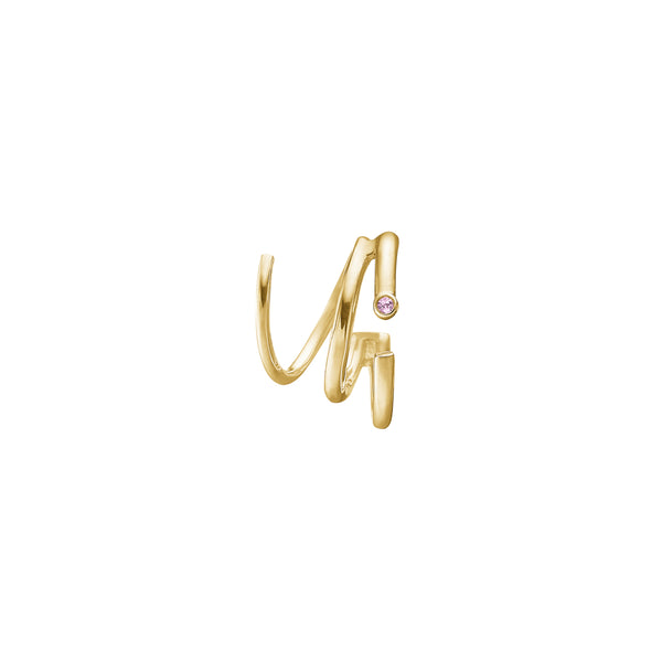 Lily Twirl Earring - HIGH POLISHED GOLD