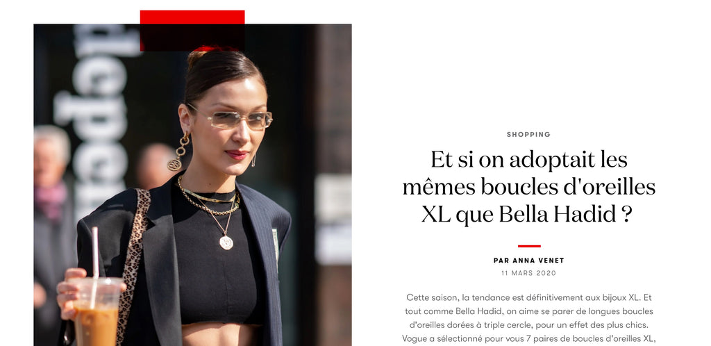 Vogue France – XL øreringe