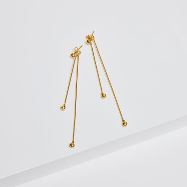 Amber Earring - HIGH POLISHED GOLD