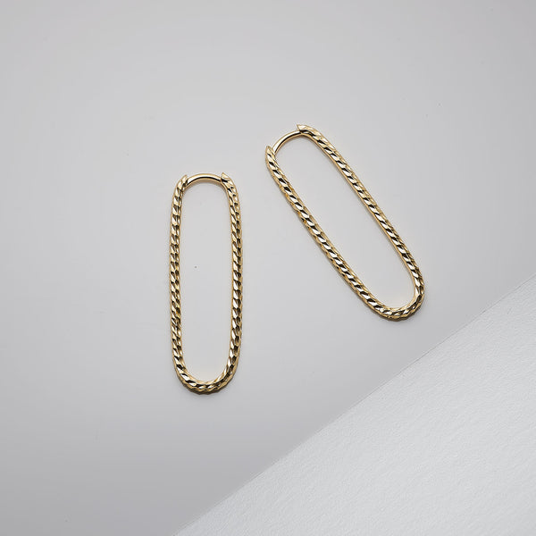 Endless Large Hoop Earring - HIGH POLISHED GOLD