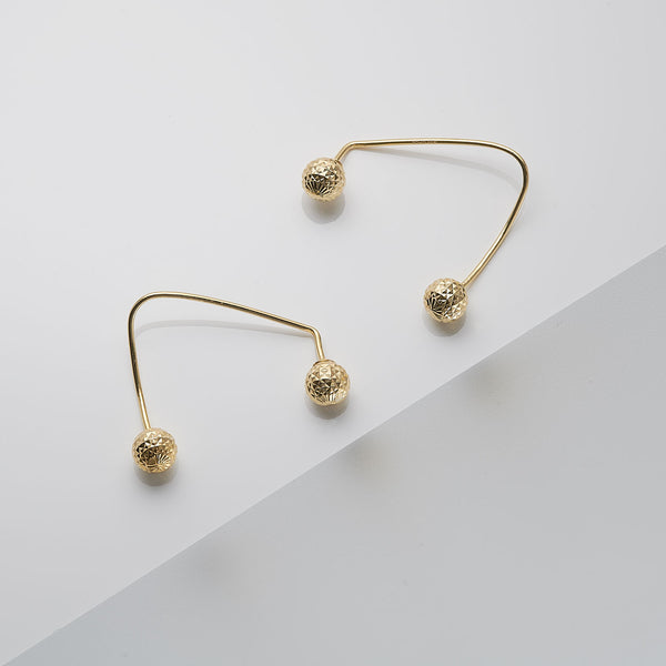 Groove Earring - HIGH POLISHED GOLD