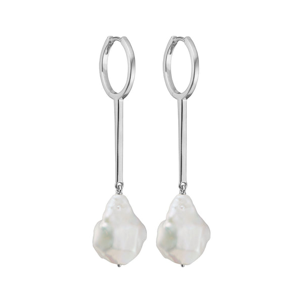 Pearl Rio Rio Pearl Earring - SILVER – Charlotte Lebeck Jewelry