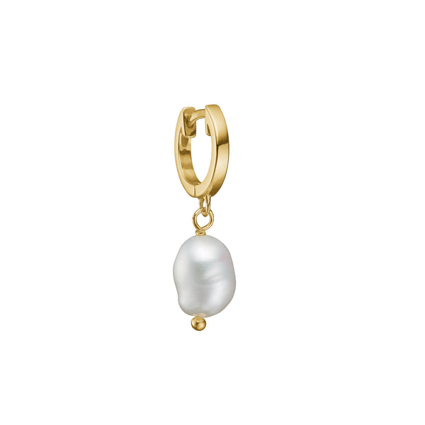 Ana Pearl Earring - HIGH POLISHED GOLD