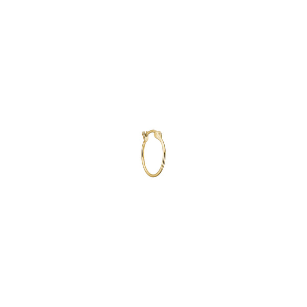 Gold Small Hoop Earring - 18K GOLD