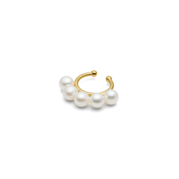 Jen Pearl Ear-Cuff - HIGH POLISHED GOLD