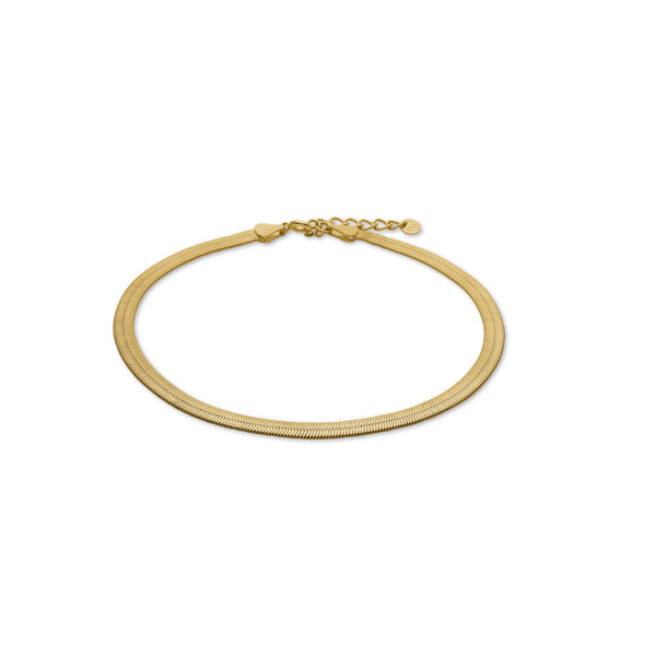 Vera Ankle Chain - HIGH POLISHED GOLD